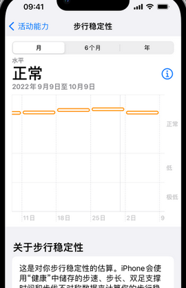 润州iPhone手机维修如何在iPhone开启'步行稳定性通知'