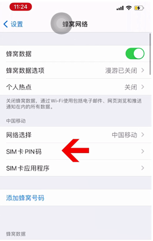 润州苹果14维修网分享如何给iPhone14的SIM卡设置密码 