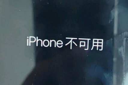 润州苹果服务网点分享锁屏界面显示“iPhone 不可用”如何解决 